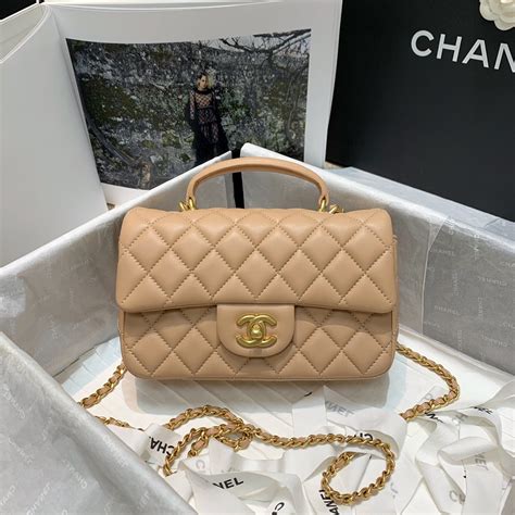 chanel bag top handle mini|Meer.